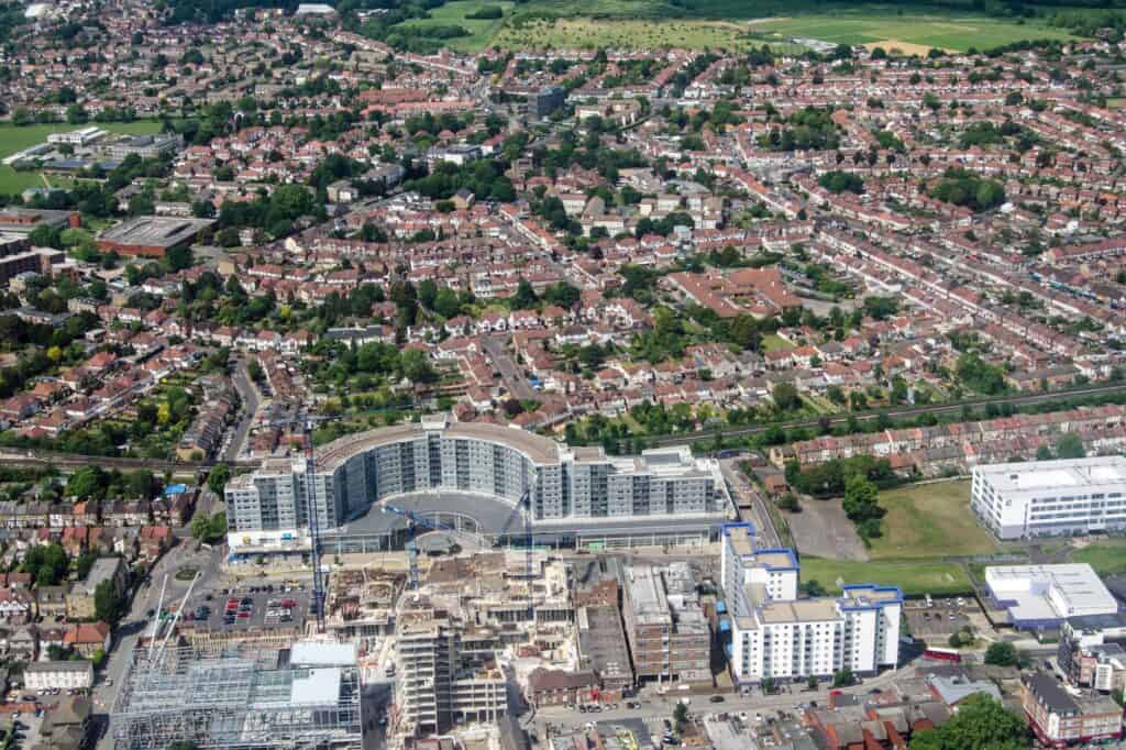Aerial view of Hounslow