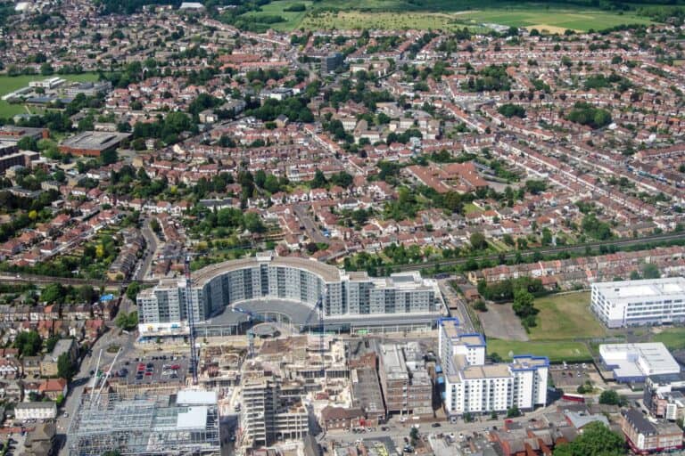 Aerial view of Hounslow