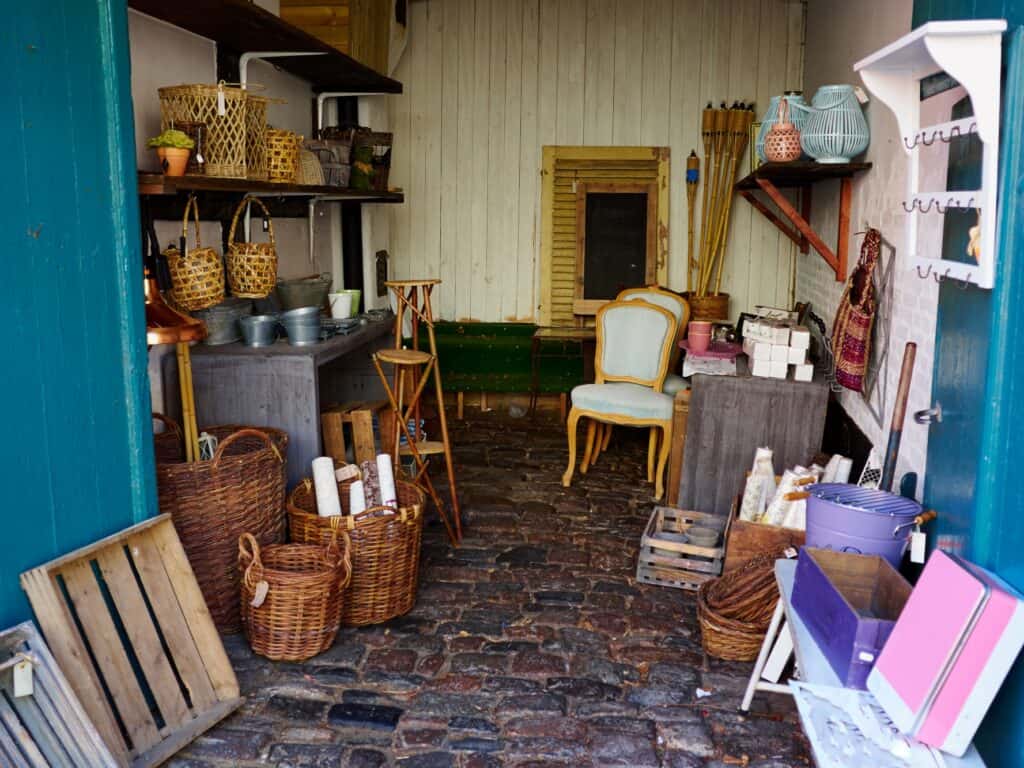 Vintage furniture shop